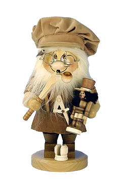 Raeuchermann Wichtel Nussknackermacher