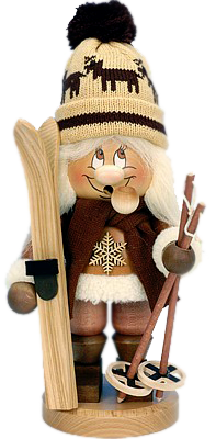 Wichtel Motiv Skifahrer